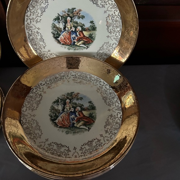 Crest O Gold Sabin Warranted 22K Vintage, Antique Dinnerware - Picture 16 of 16